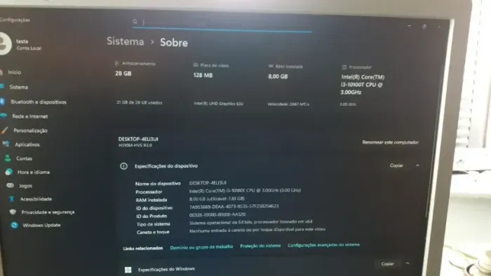 Placa Mãe Asrock H510m-hvs +processador Matx Ddr4