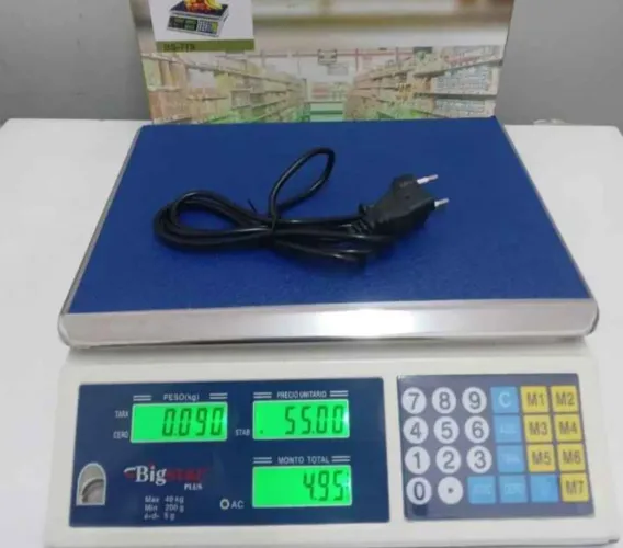 Balança eletrônica digital 40kg""" só hoje 159,00 Novoo na caixa""