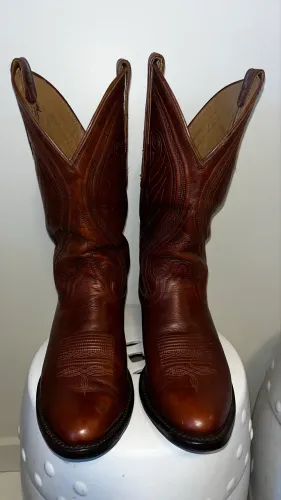 Bota country DURANGO SANTA FE masculino, bico redondo marrom pinhão
