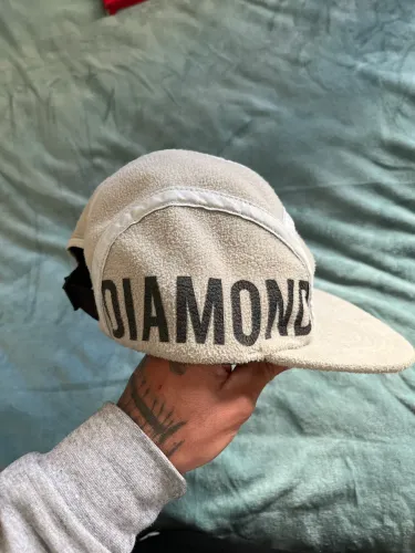 Boné Diamond 5Panel Brilliant Polar Fleece Grey