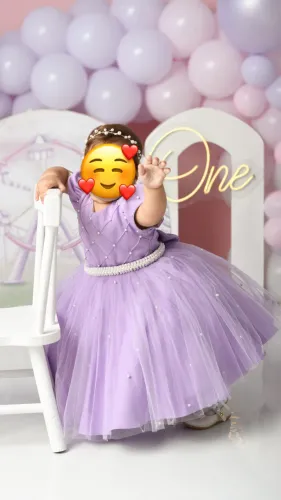 Vestido de aniversário 2 em 1