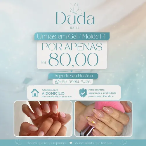 Unhas de Gel / Molde F1