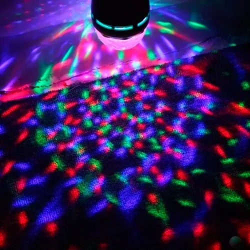 Lâmpada jogo de luz pra sua festa 