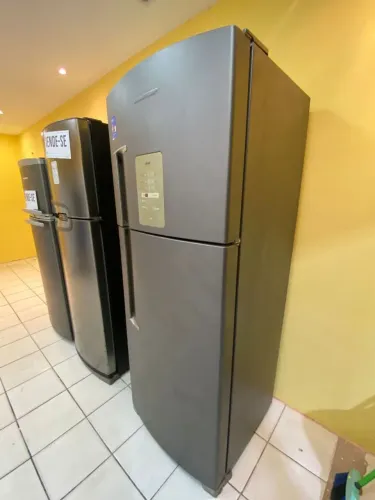 Geladeira Brastemp ative grafite dúplex fros free painel digital 