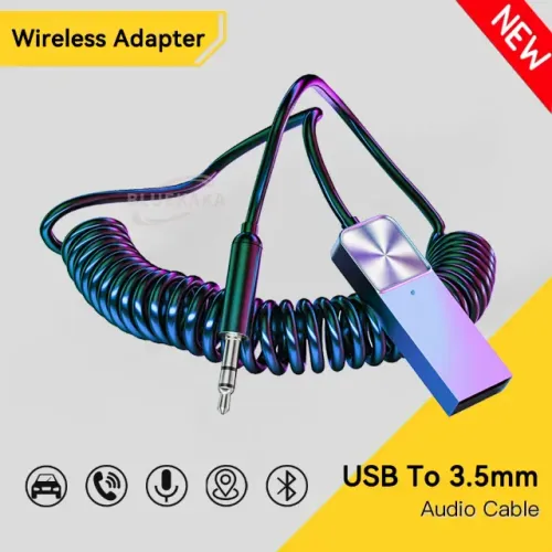 Adaptador Bluetooth Veicular 5.1 USB P2 Bluekaka Receptor de Áudio