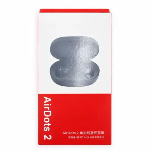 Fone Bluetooth AirDots 2 TWS Sem Fio Bluetooth 5.0 com Case Carregador Portátil pode retir