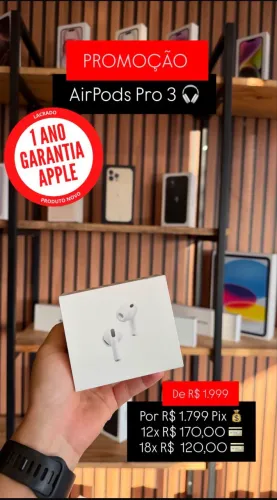 AirPods 3 Pro Novo Lacrado - Loja Física