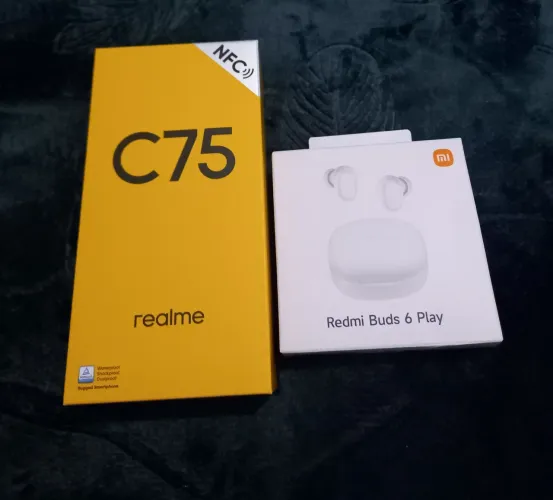 Vendo celular C75 ganhe um fone redmi buds 6