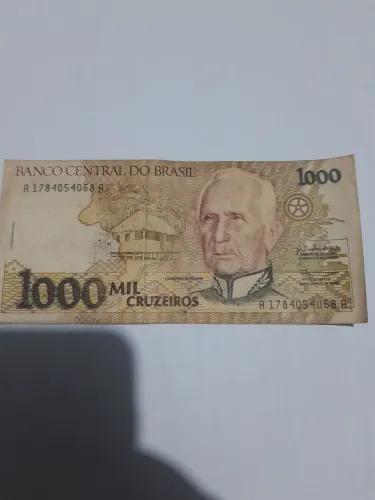 Nota dinheiro antiga 