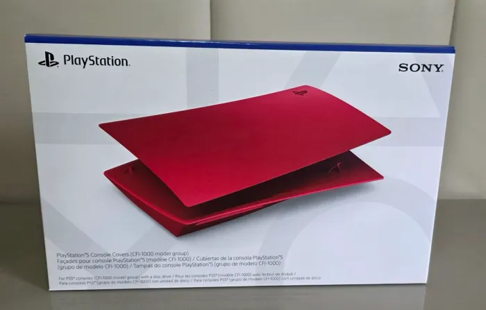 TAMPA para PlayStation 5 - Volcanic Red NOVA