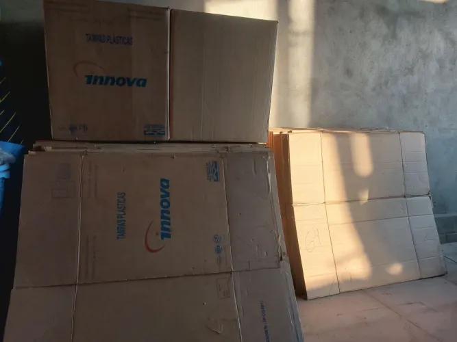 Caixas de papelão reforçadas