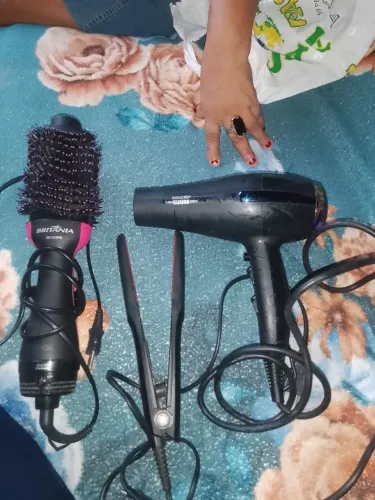 Secador escova e chapinha 