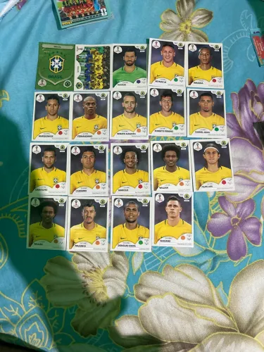 Figurinhas copa de 2018 seleção brasileira
