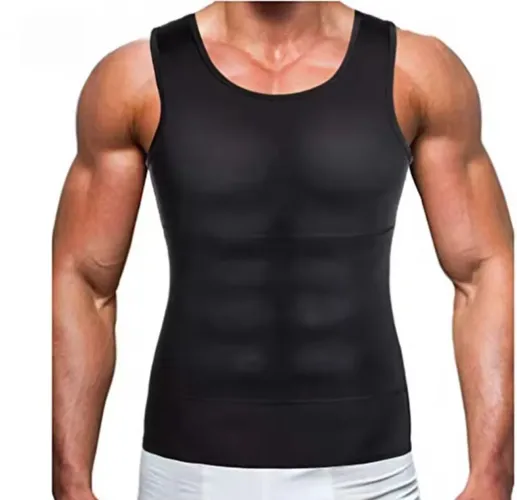 Camisa compressora emagrecedora masculina