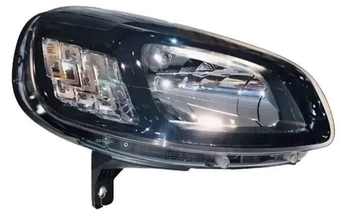 Farol Direito Máscara Negra Fiat Novo Uno / Nova Fiorino / Partner Rapid Business