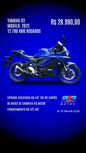 R3 azul yamaha