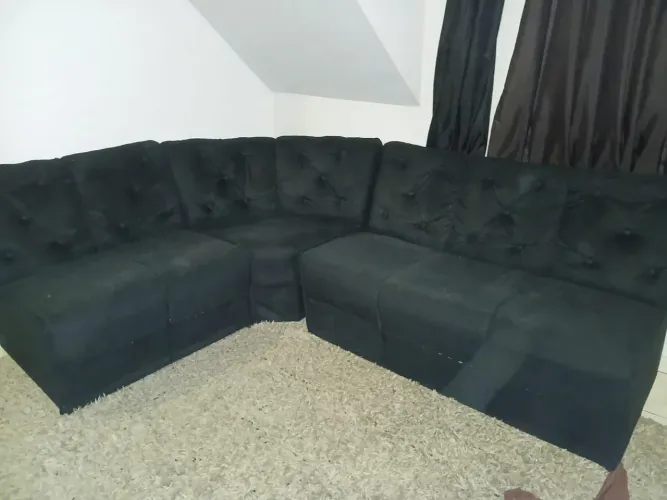 Sofa 6 lugares cor preta