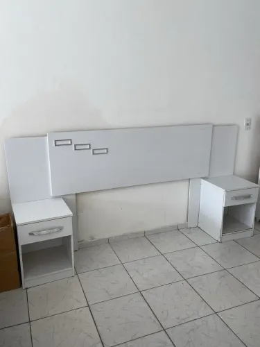 Cabeceira casal com dois criado mudo promoção