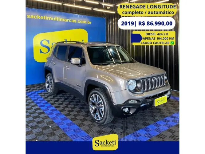 Jeep Renegade Longitude 2.0 4X4 TB Diesel AUT 2019