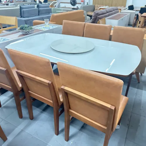 Mesa de jantar madeira completa