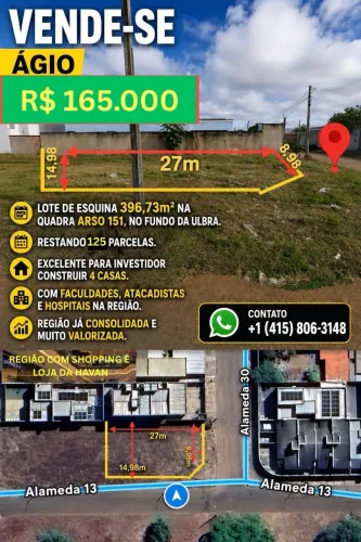 OPORTUNIDADE EM UMA DAS REGIÕES COM MAIOR POTENCIAL DE VALORIZAÇÃO!