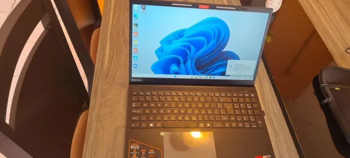 Notebook gamer vision R15 ryzen 5 5625u 16gb memória