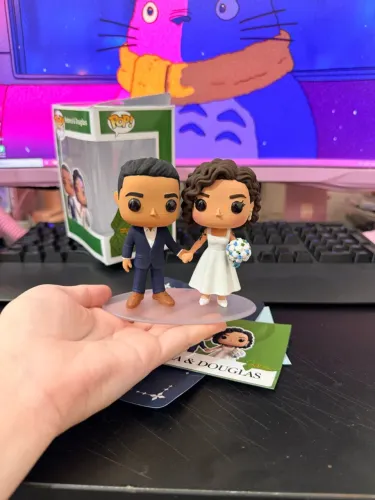 Escultura Casal Personalizada Funko Pop 