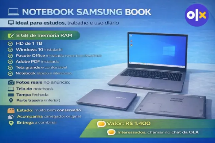 NOTEBOOK SAMSUNG BOOK