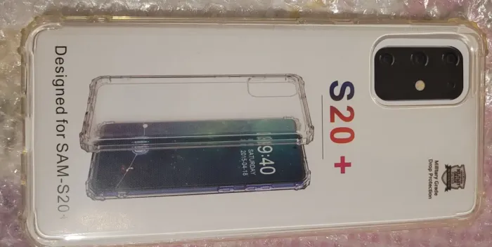 Capinha + película câmera Samsung S20+