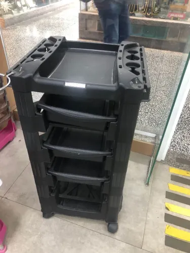 Carrinho de escovas de salão 
