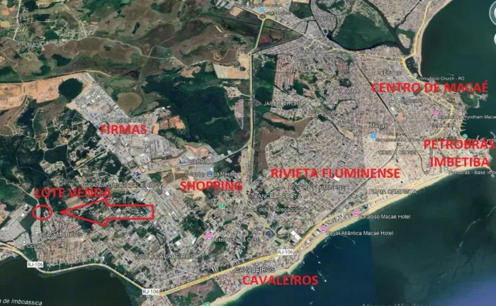 Lote São Marcos com 405 M² - Macaé - RJ
