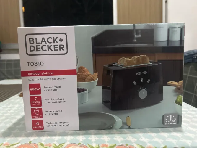 Tostador Elétrico / Torradeira Black Decker 