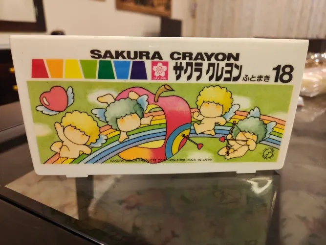 Giz de cera Sakura Crayon vintage anos 80/90