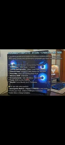 Computador gamer alto desempenho