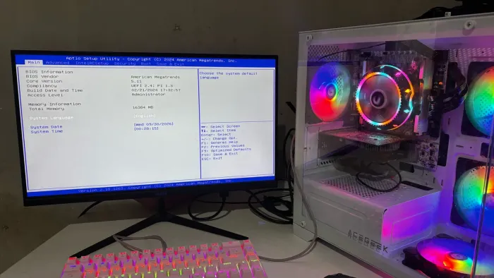 PC Intel Xeon - 16GB DDR4 - SSD 256GB