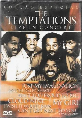 DVD: The Temptations -- Live In Concert (Gênero: Funk / Soul Estilo: Rhythm & Blues) Dolby