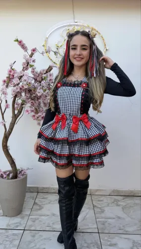 Vestido xadrez