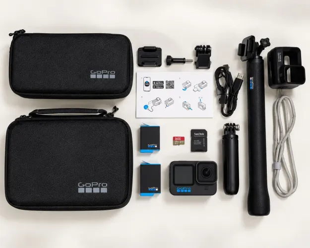 GOPRO HERO10 BLACK + KIT DE ACESSÓRIOS ORIGINAIS