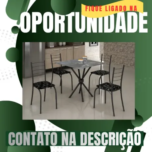 Mesa com Cadeiras Entrega Grátis Ssa Pague ao Motorista na Entrega
