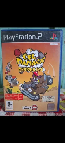 jogo físico Cel Damage Overdrive para PlayStation 2.