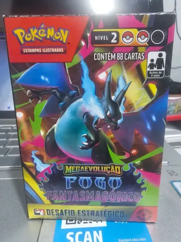 Pokemon Fogo Fantasmagórico box desafio estratégico