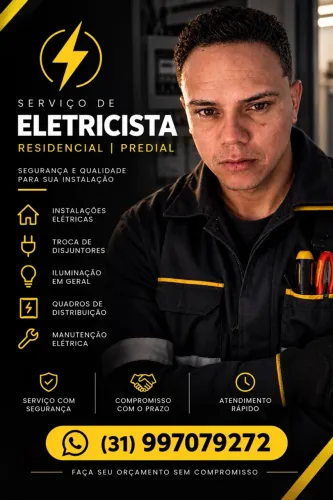 ELETRICISTA RESIDENCIAL E PREDIAL EM BELO HORIZONTE