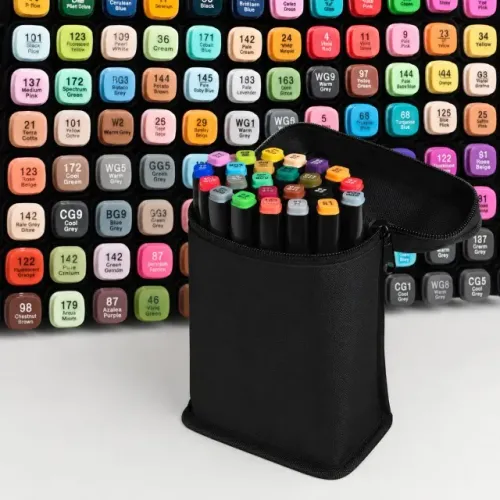 KIT CANETA MARCADOR C/24 CORES P/COLORIR