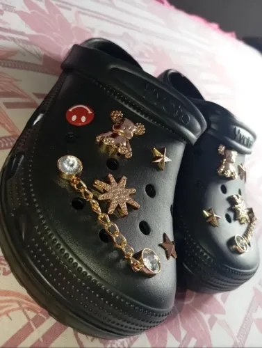 Sandália Chinelo Babuche Acessórios Pingente Macia