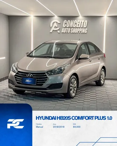 Hyundai HB20S Comfort Plus 1.0 TB Flex 12V Mec. 2018
