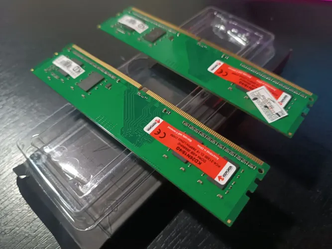 Memória ddr4 2x 4g 2666Mhz KeepData<br><br>2 pentes de 4gb (8gb total) <br>2666mhz cl19<br><br>