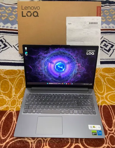 NOTEBOOK LENOVO LOQ I5-12450HX NOVO + NOTA E CAIXA,RTX 3050,16GB RAM,SSD 512GB,144HZ
