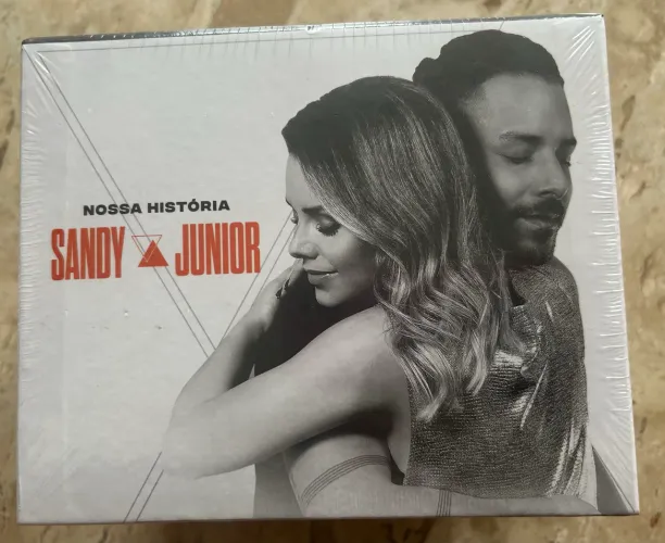 Box CD: Sandy & Junior - Nossa História (original, novo e lacrado)