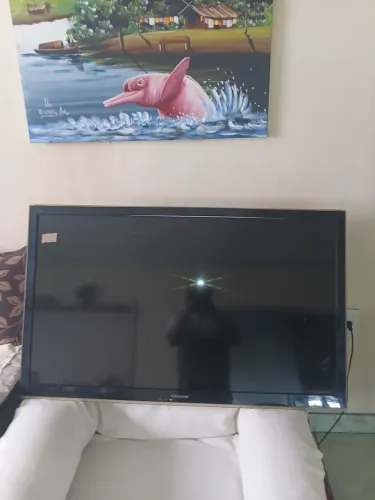 Tvs só ligando não aparece a imagem