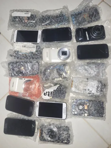 Lote 20 celular s4 zoom colecao pecas